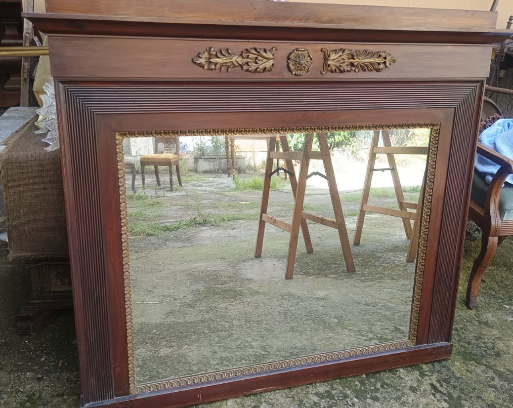 Specchiera/ caminiera cm. 132 x 116